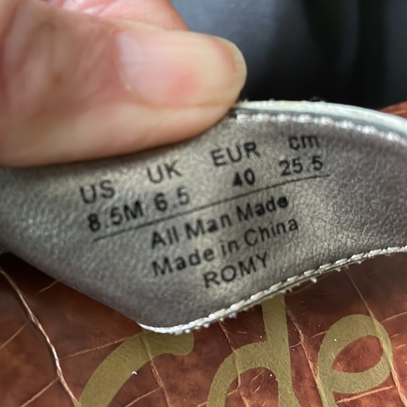 Sam Edelman mint green cork Romy wedge sandals NWOB sole is grip silicone Sz 8.5 - Picture 8 of 10